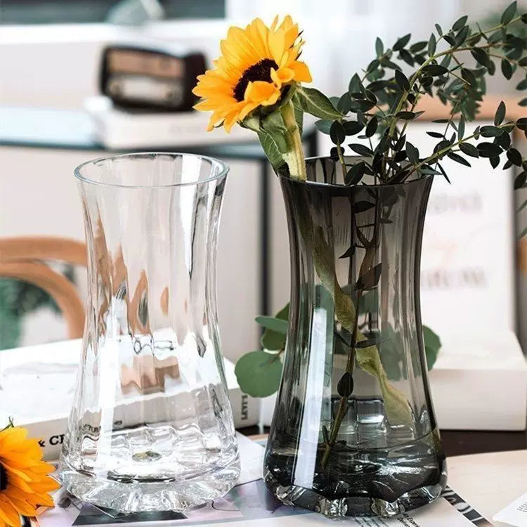 Luxury minimalist glass vase