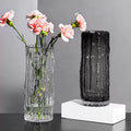 Glacier-inspired glass vase