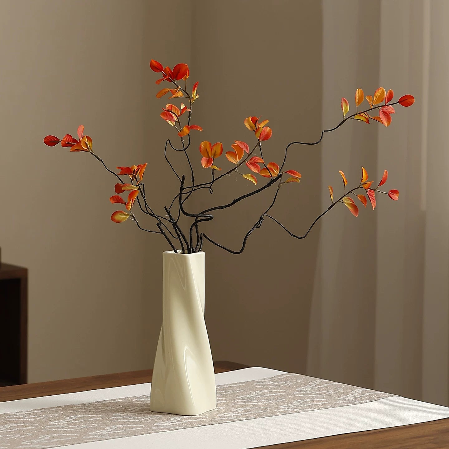 Ceramic vases exude a touch of understated luxury and sophistication