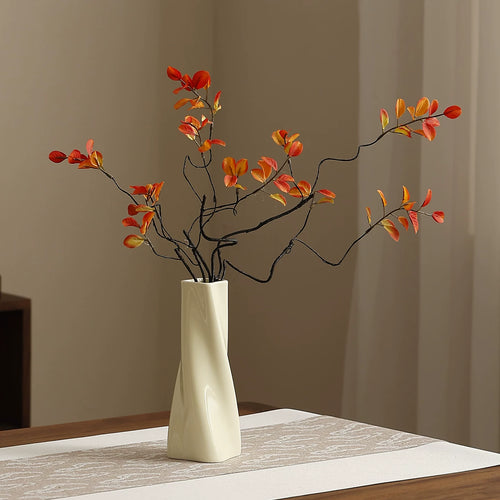 Ceramic vases exude a touch of understated luxury and sophistication