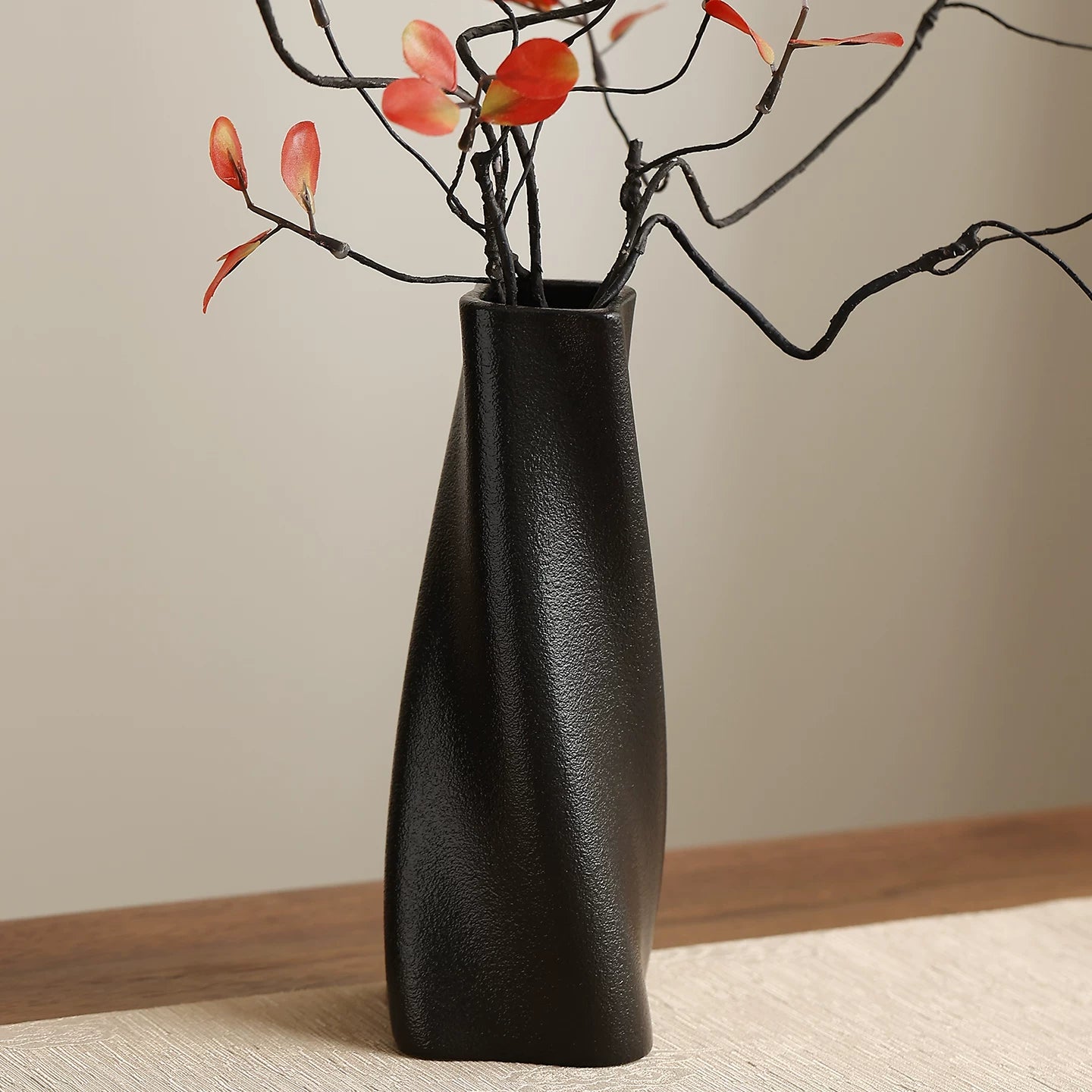 Ceramic vases exude a touch of understated luxury and sophistication