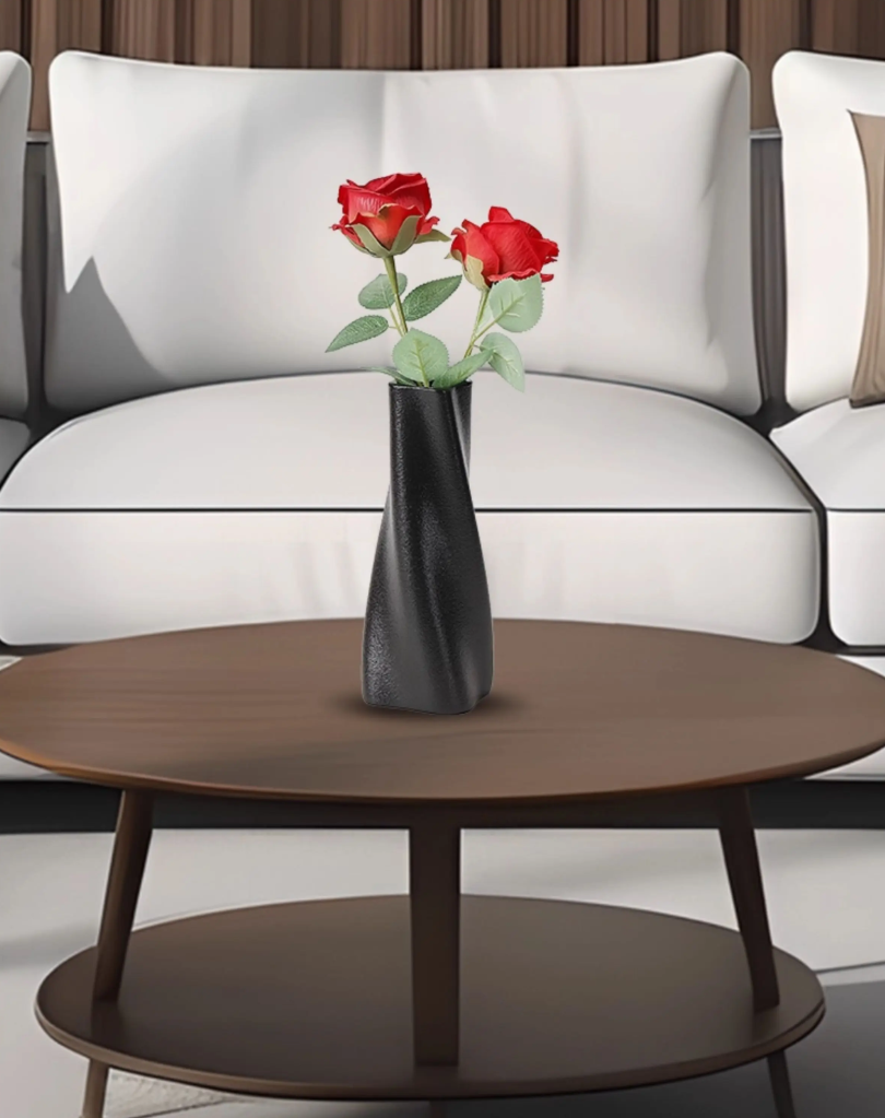 Ceramic vases exude a touch of understated luxury and sophistication