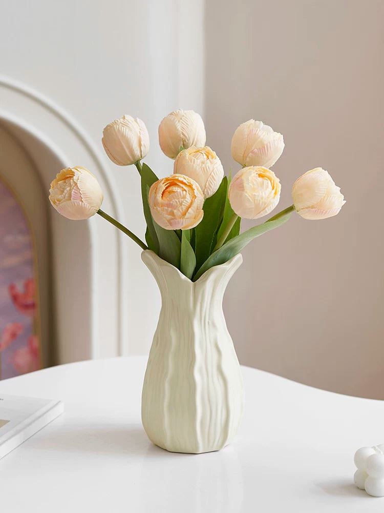 French vintage ceramic vase